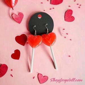 Valentine earrings !! ♥️♥️♥️